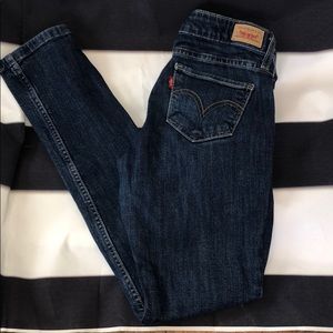 Levi’s super low skinny jeans (3 short)